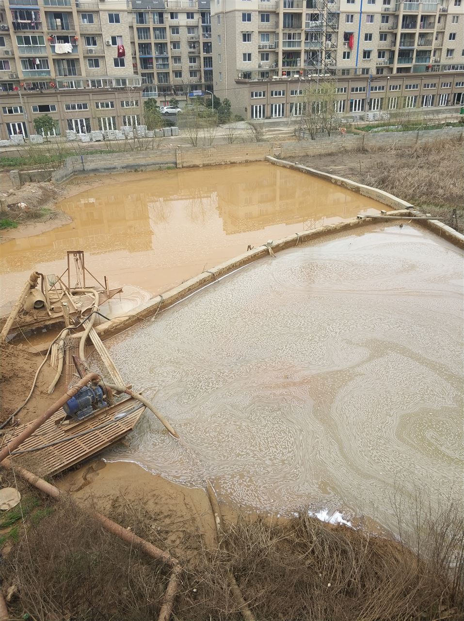 常山沉淀池淤泥清理-厂区废水池淤泥清淤